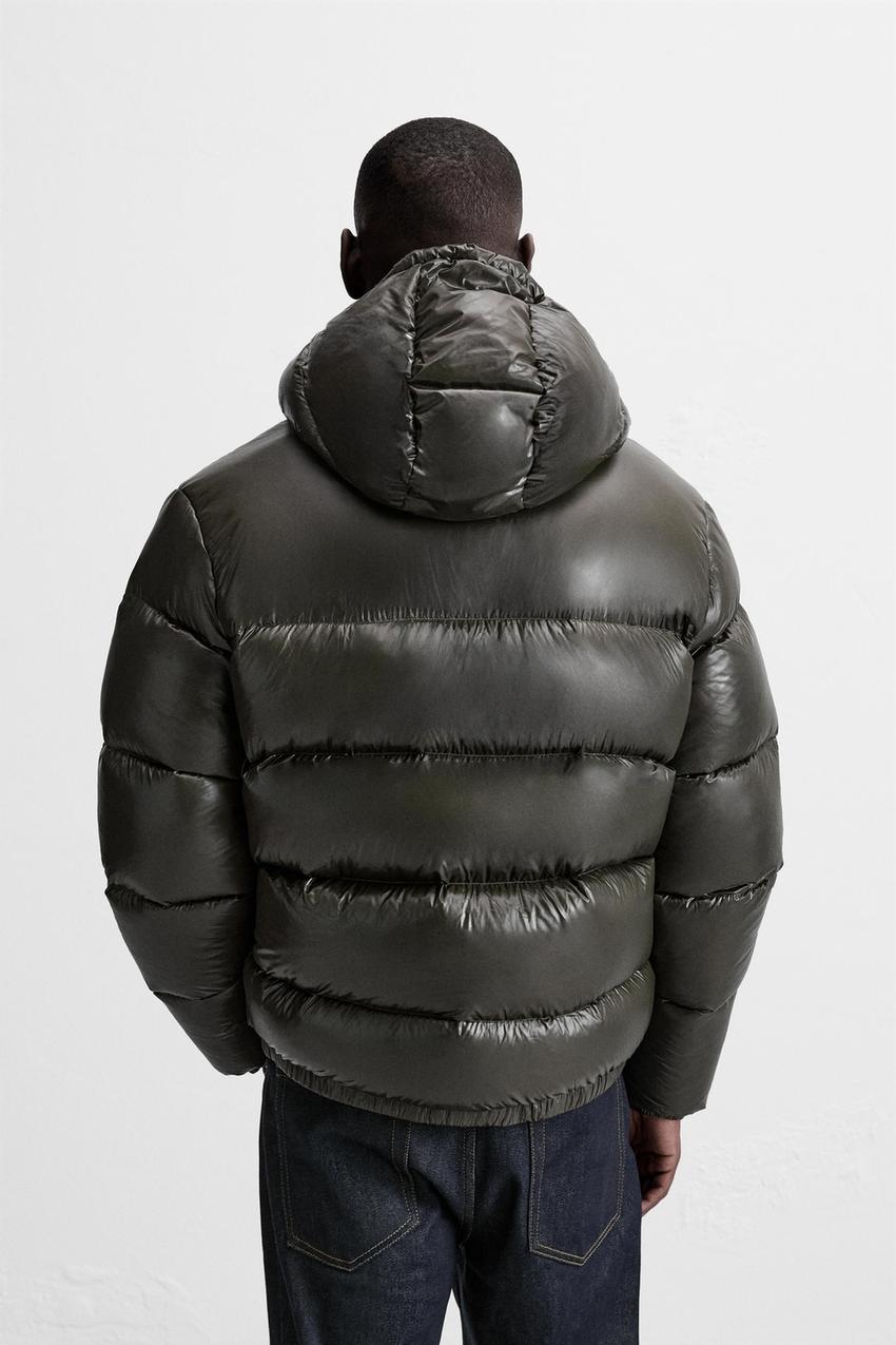 Men's Oversized Puffer Jacket with Hood