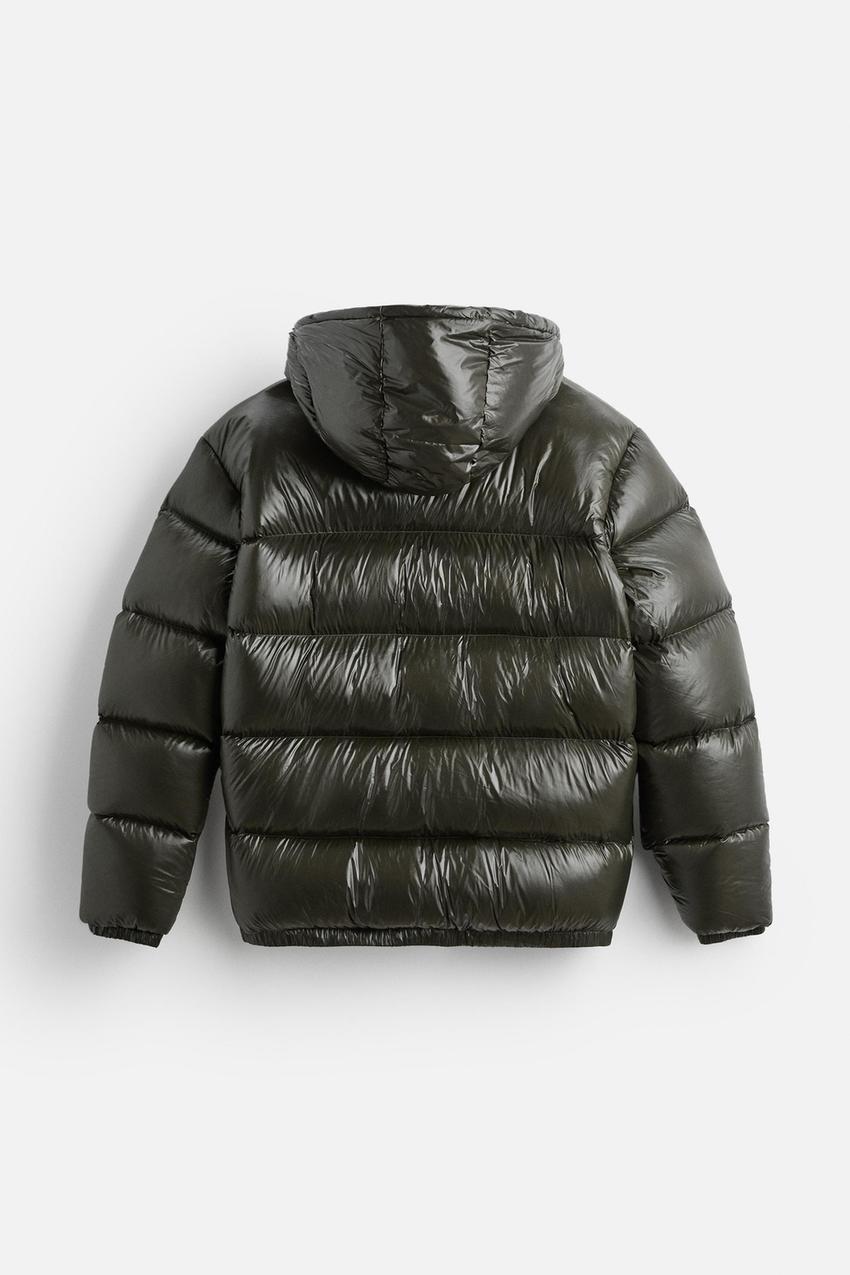 Men's Oversized Puffer Jacket with Hood