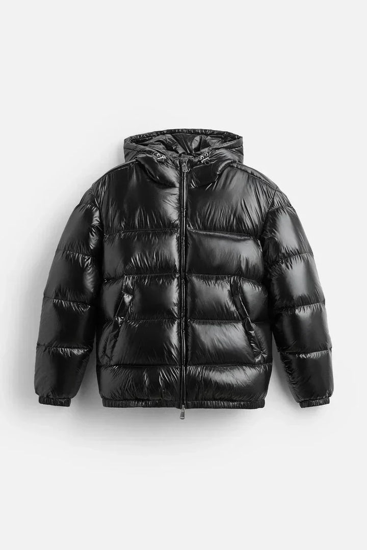 Men's Oversized Puffer Jacket with Hood