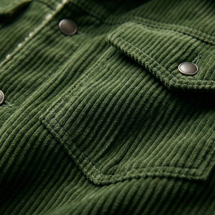Men's Corduroy Trucker Jacket with Sherpa Collar