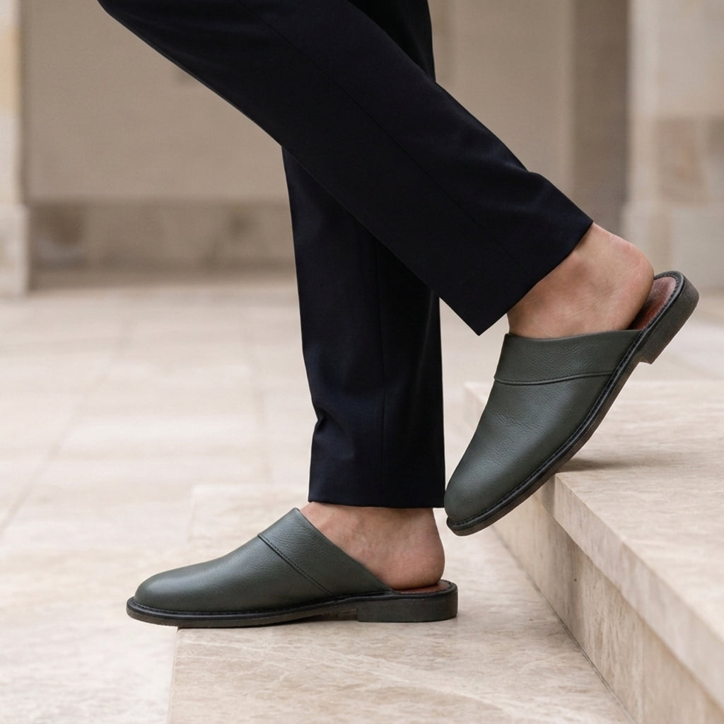 Men's Slip-On Mule Slippers