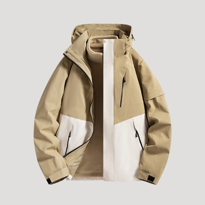 Landon | Hooded Waterproof Outdoor Jacket with Zip Pockets