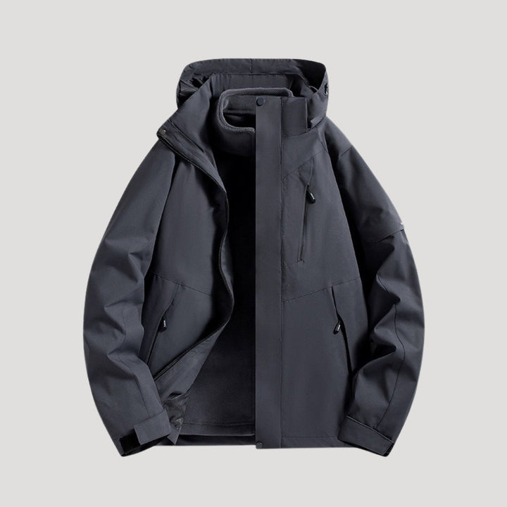Landon | Hooded Waterproof Outdoor Jacket with Zip Pockets