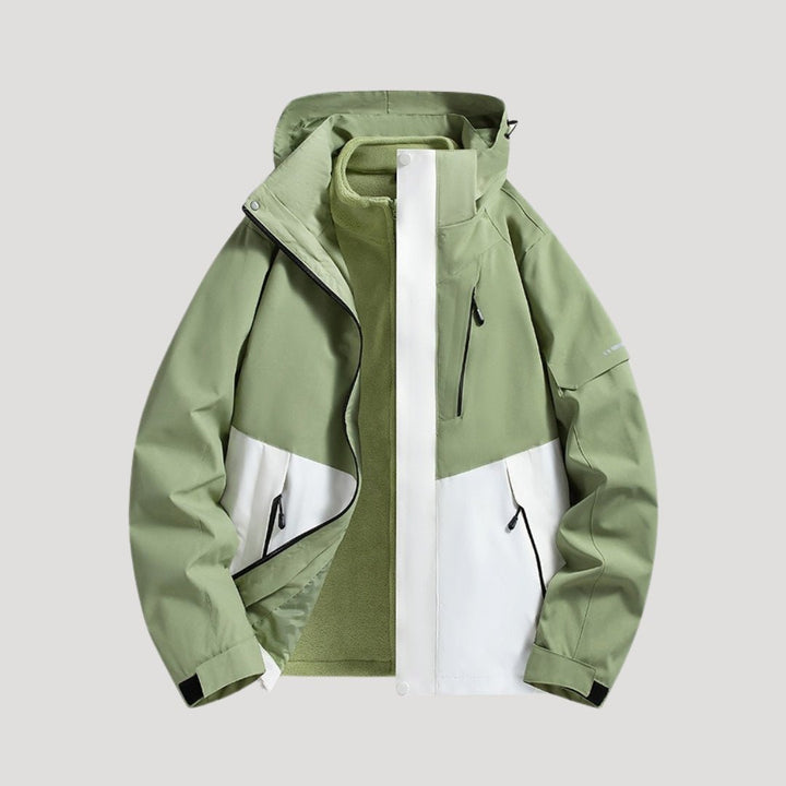 Landon | Hooded Waterproof Outdoor Jacket with Zip Pockets
