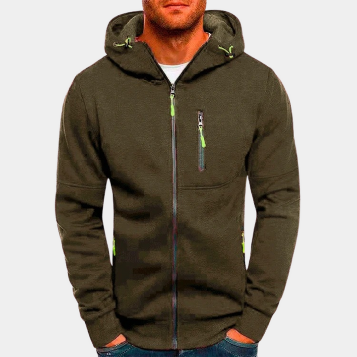 Men's Full Zip Hoodie in a Relaxed Fit