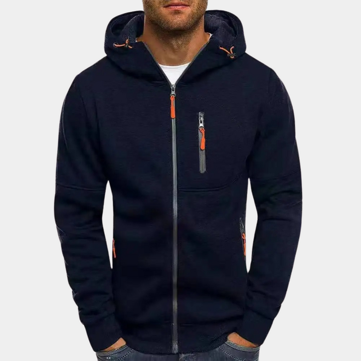 Men's Full Zip Hoodie in a Relaxed Fit