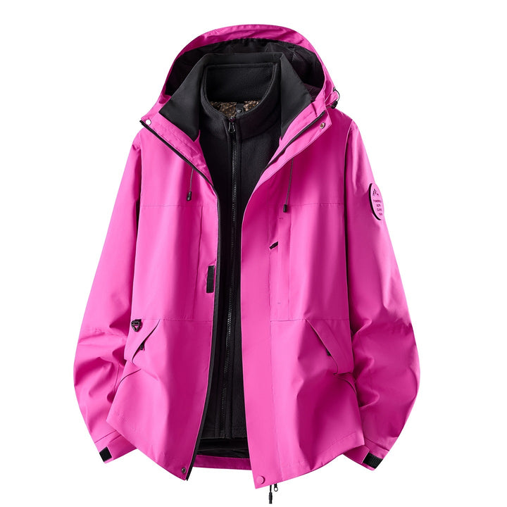 Women's 3-in-1 Waterproof Jacket with Removable Fleece Liner