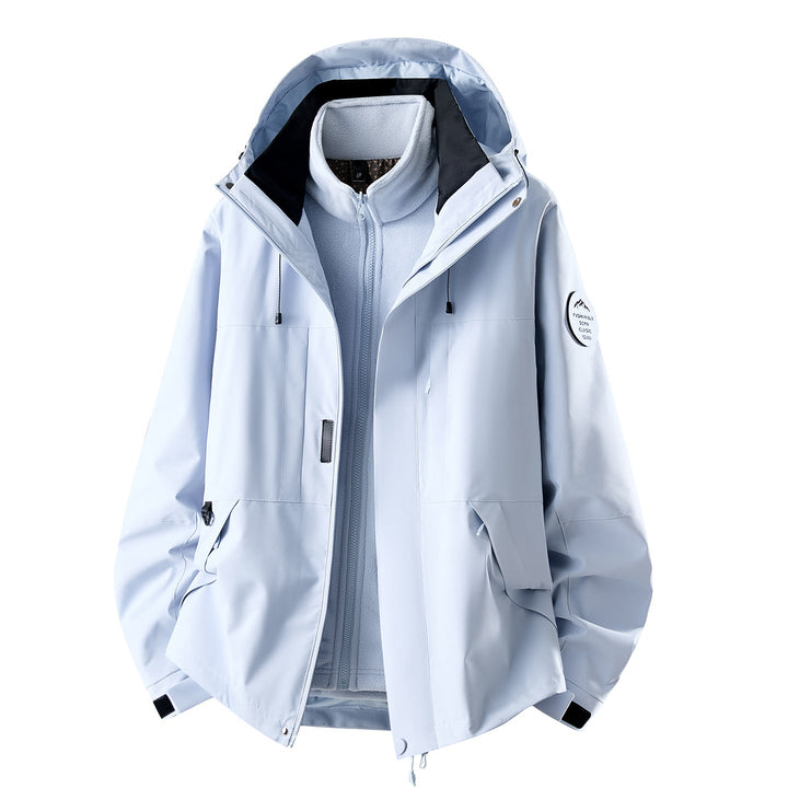 Women's 3-in-1 Waterproof Jacket with Removable Fleece Liner