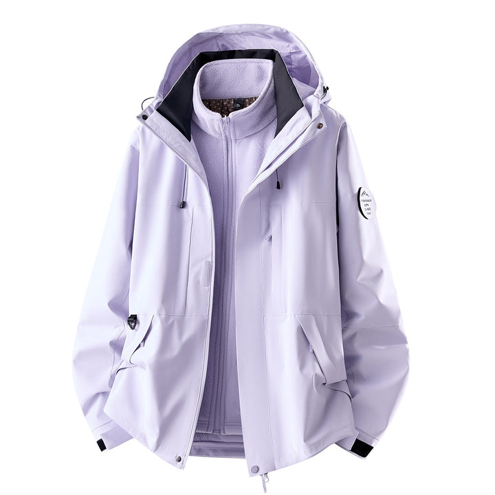 Women's 3-in-1 Waterproof Jacket with Removable Fleece Liner