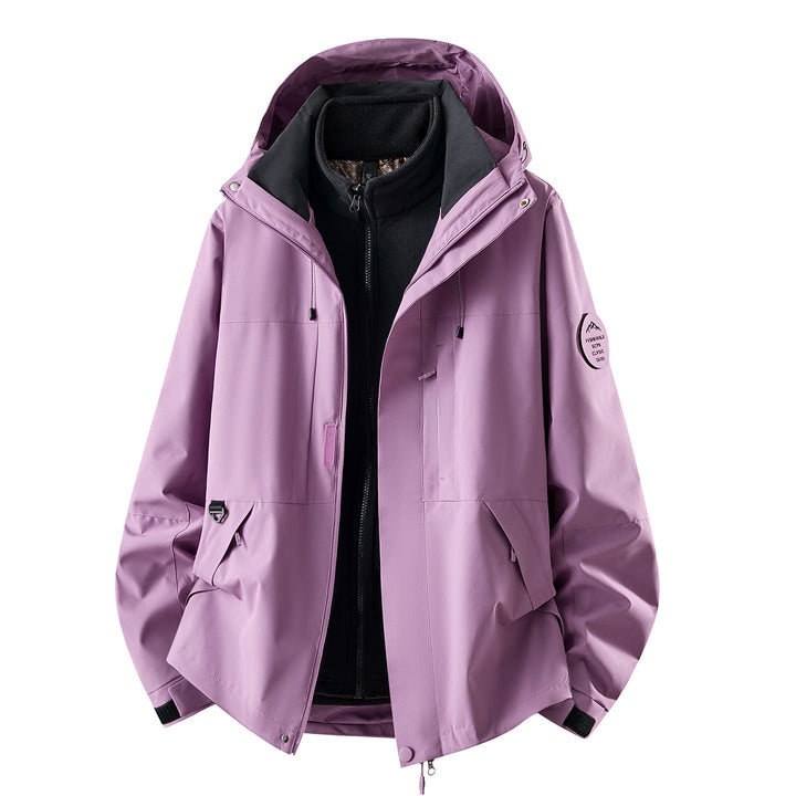 Women's 3-in-1 Waterproof Jacket with Removable Fleece Liner