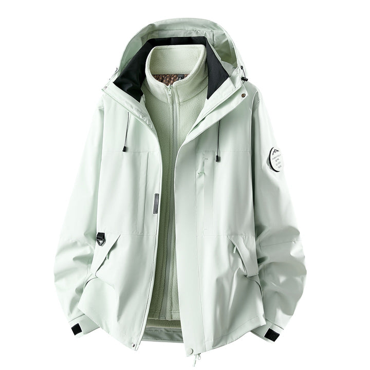 Women's 3-in-1 Waterproof Jacket with Removable Fleece Liner