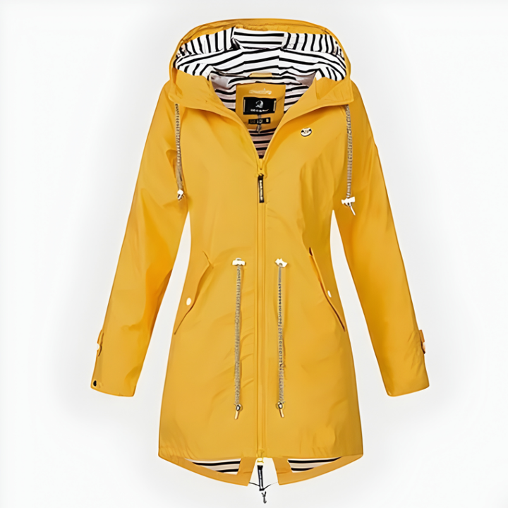 Women's Waterproof Rain Jacket with Adjustable Hood