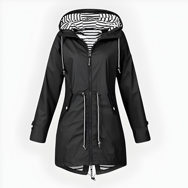 Women's Waterproof Rain Jacket with Adjustable Hood