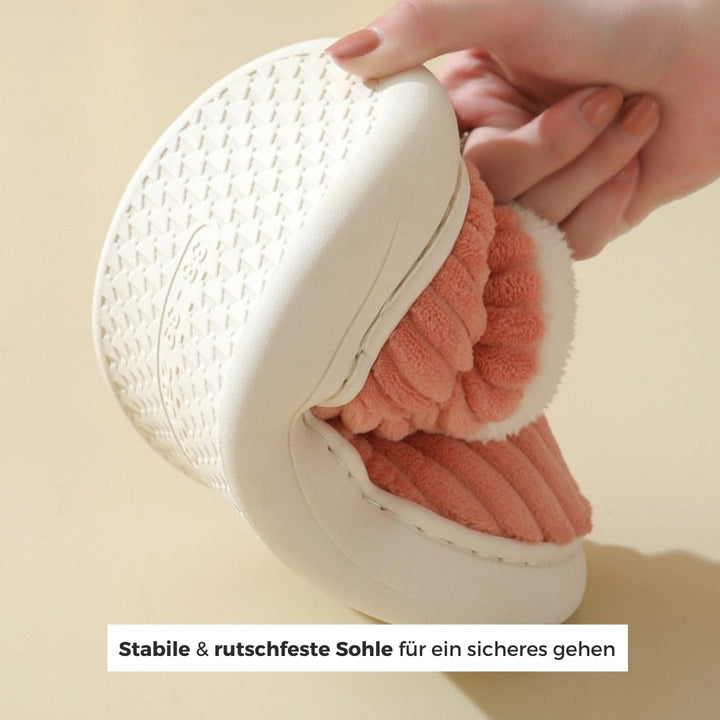 Fleece-Lined Slipper Boots with Non-Slip Sole