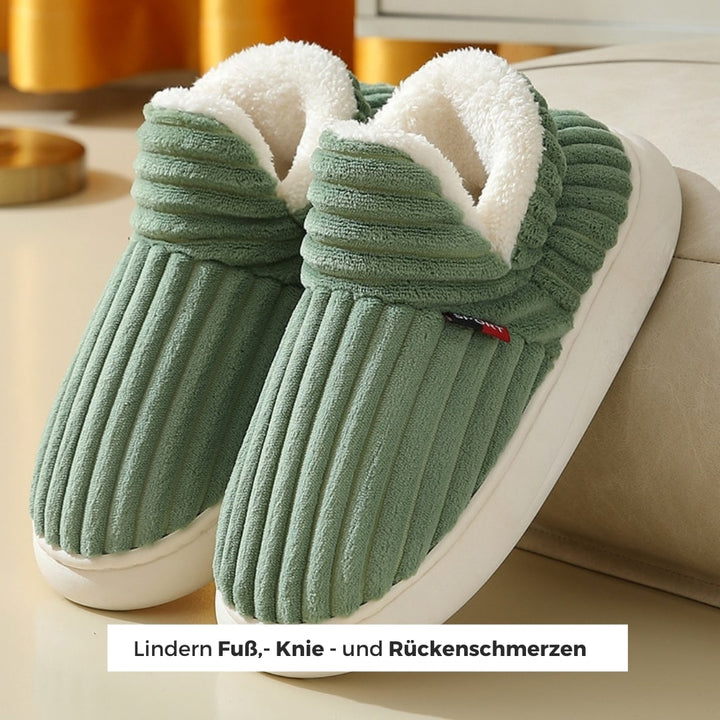 Fleece-Lined Slipper Boots with Non-Slip Sole