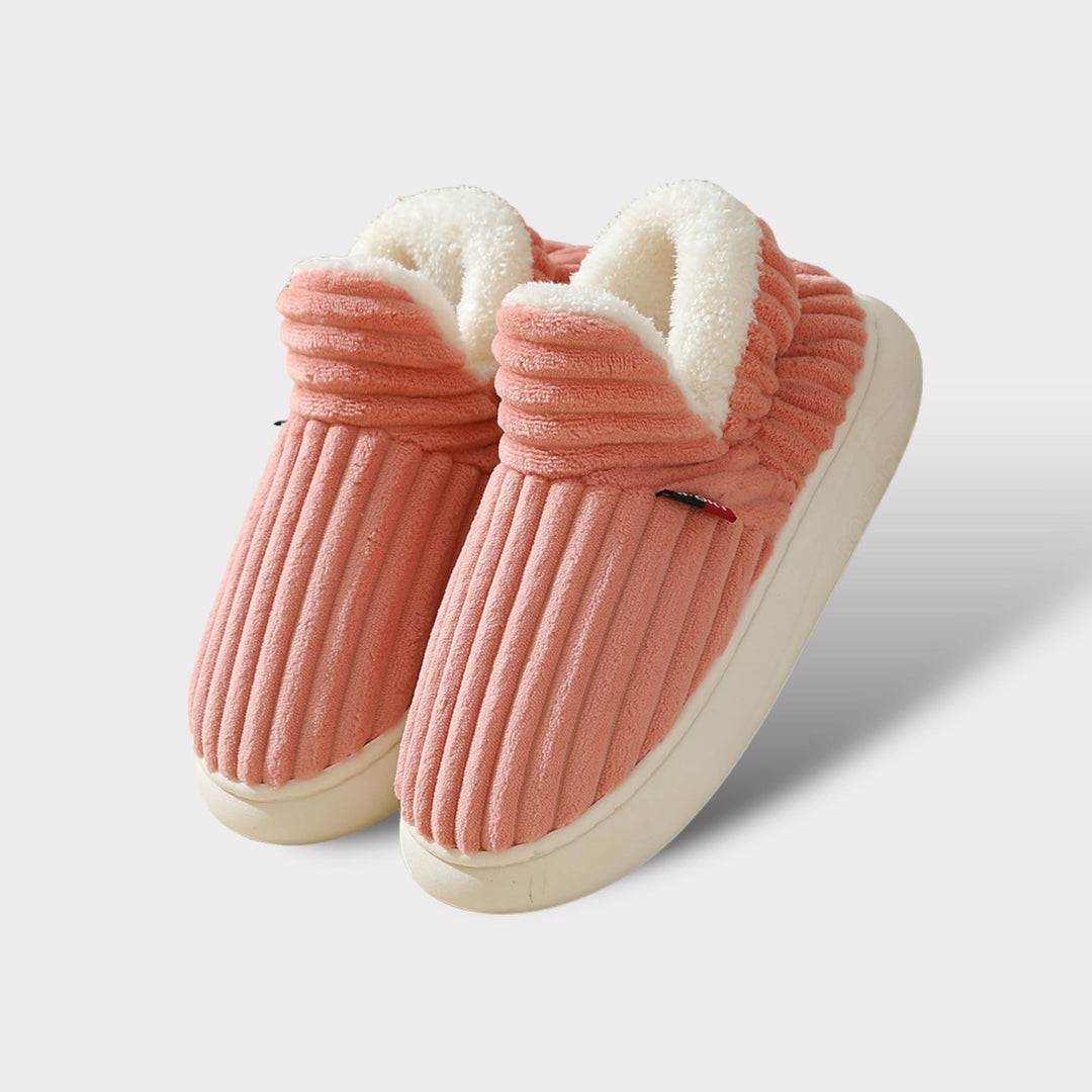 Fleece-Lined Slipper Boots with Non-Slip Sole