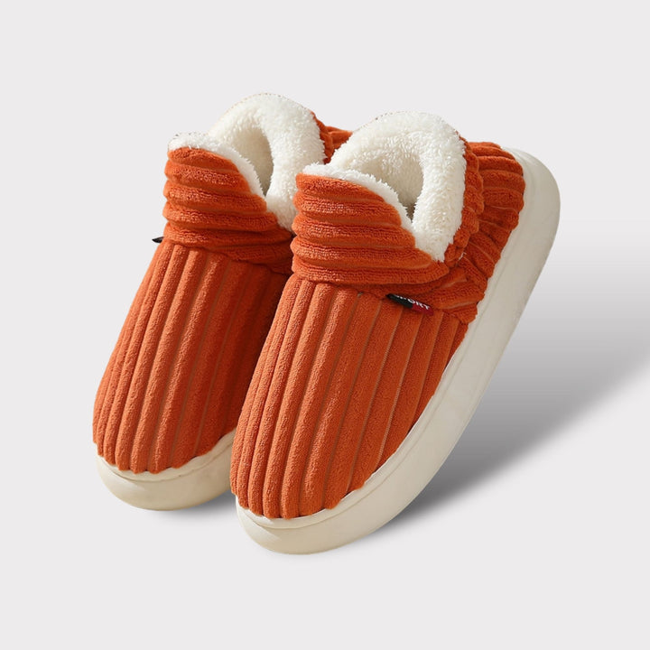 Fleece-Lined Slipper Boots with Non-Slip Sole