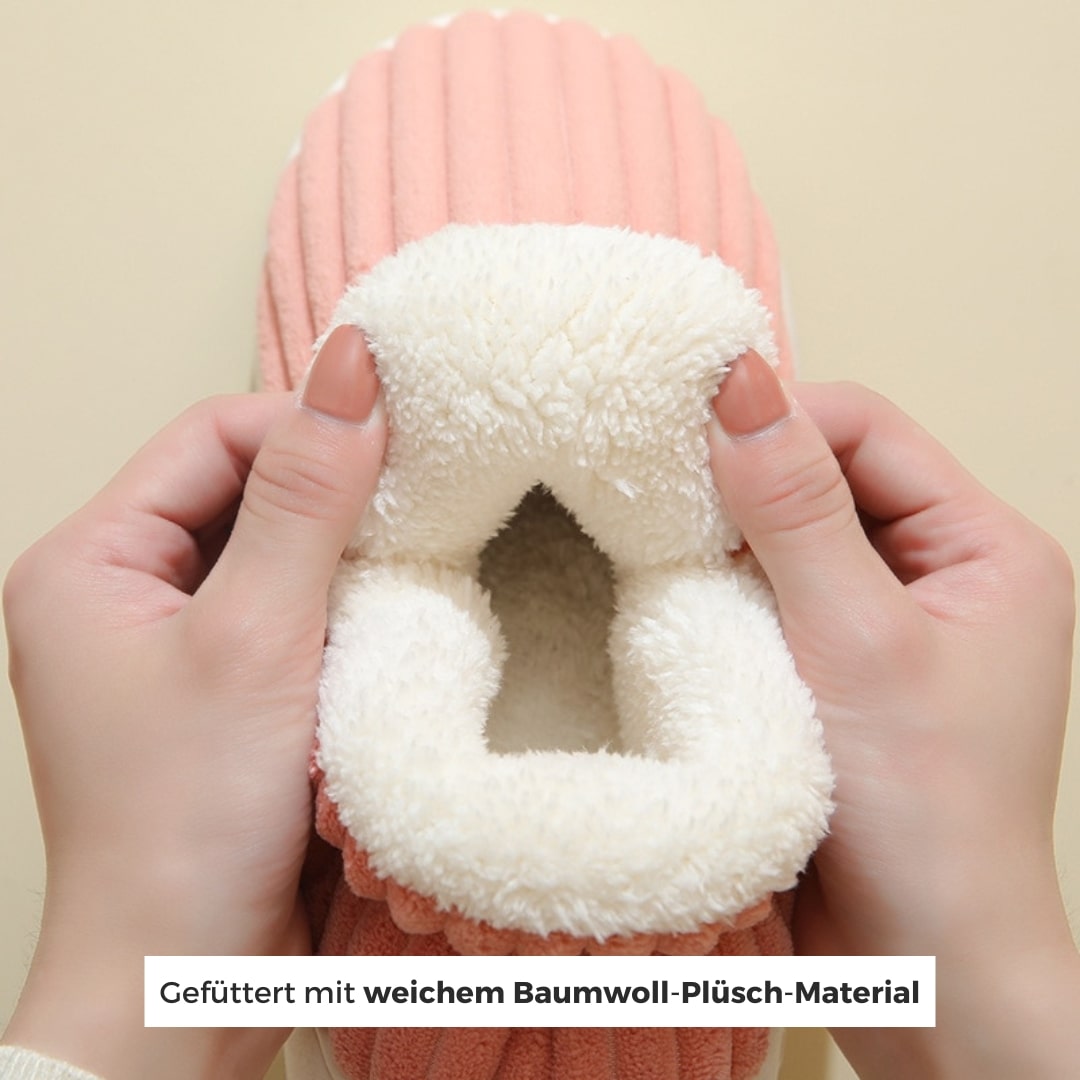 Fleece-Lined Slipper Boots with Non-Slip Sole