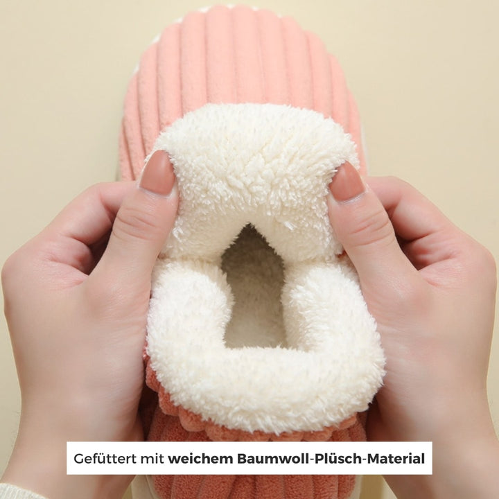 Fleece-Lined Slipper Boots with Non-Slip Sole