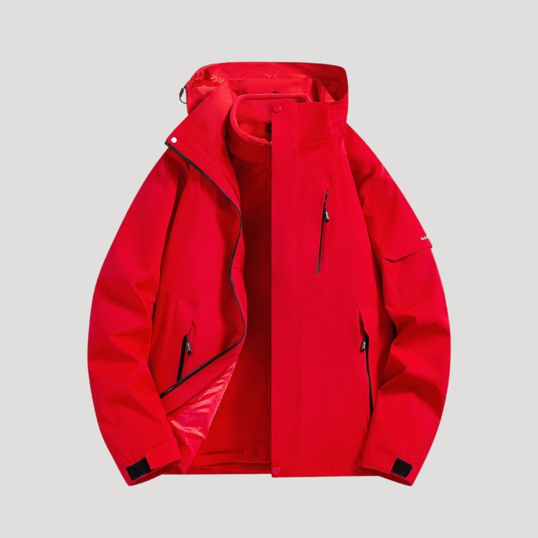 Landon | Hooded Waterproof Outdoor Jacket with Zip Pockets