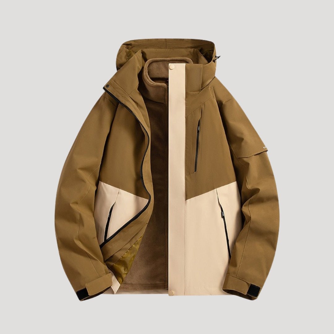 Landon | Hooded Waterproof Outdoor Jacket with Zip Pockets