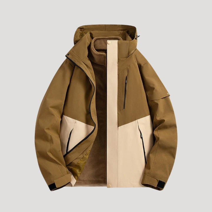 Landon | Hooded Waterproof Outdoor Jacket with Zip Pockets
