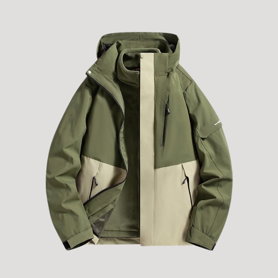 Landon | Hooded Waterproof Outdoor Jacket with Zip Pockets
