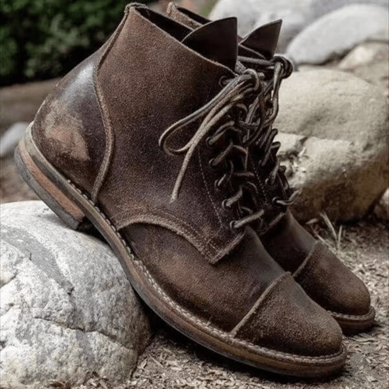 Men's Insulated Lace-Up Boots with Padded Insole