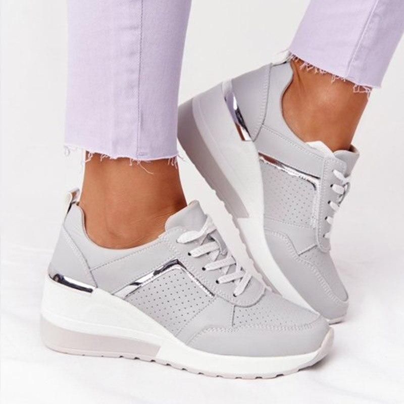 Women's Orthopaedic Wedge Sneakers with Arch Support