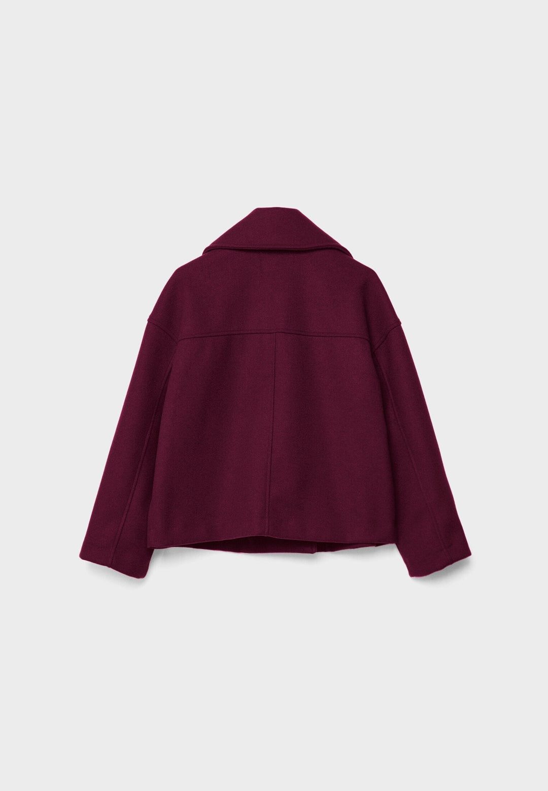Women's Double-Breasted Short Jacket in Oversized Fit