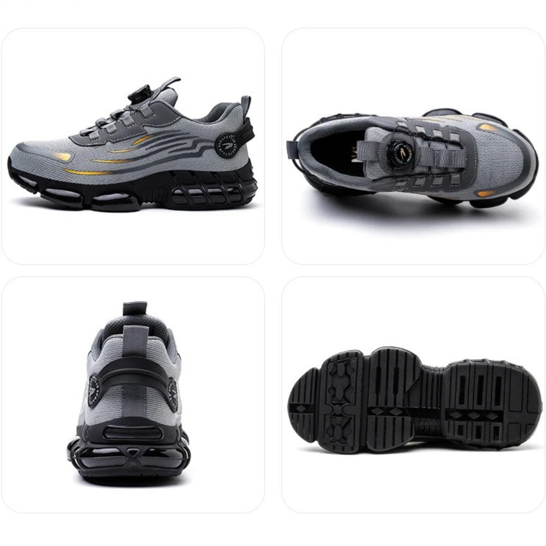 Steel Toe Cap Safety Shoes with Quick-Fastening System