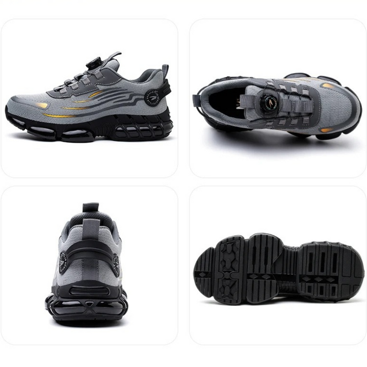 Steel Toe Cap Safety Shoes with Quick-Fastening System