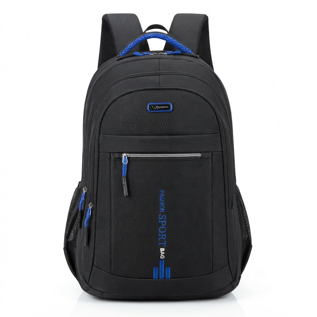 Men's Water-Resistant Laptop Backpack with Mesh Side Pockets